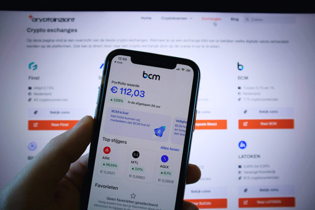 BCM App op iOS